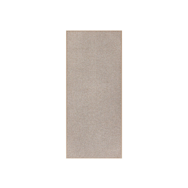 Area Rug – Faux Jute – Camel Brown – Non-Slip and Machine Washable, 80 x 200 cm