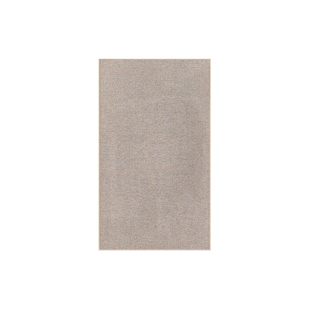 Area Rug – Faux Jute – Camel Brown – Machine Washable Non-Slip