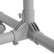 Extendable Garment Rack – Metal – Matte Black and Blue – Heavy-Duty Rolling Design