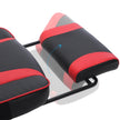 Gaming Chair – Faux Leather – Black and Red – Ergonomic Design with Adjustable Footrest and Tilt Mechanism