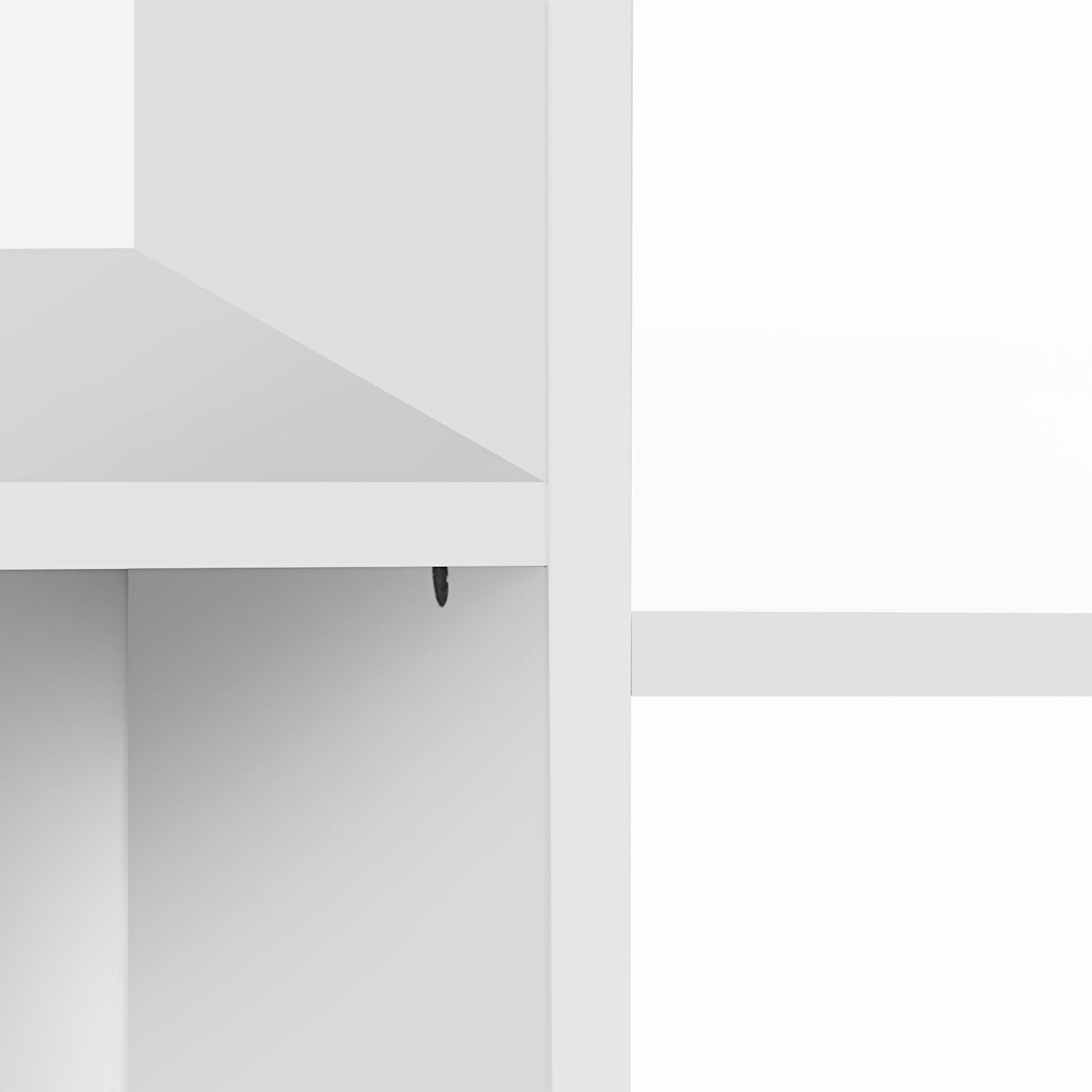 Toy and Book Organiser – Wood – White – Multi-Functional Storage Unit with Storage Boxes