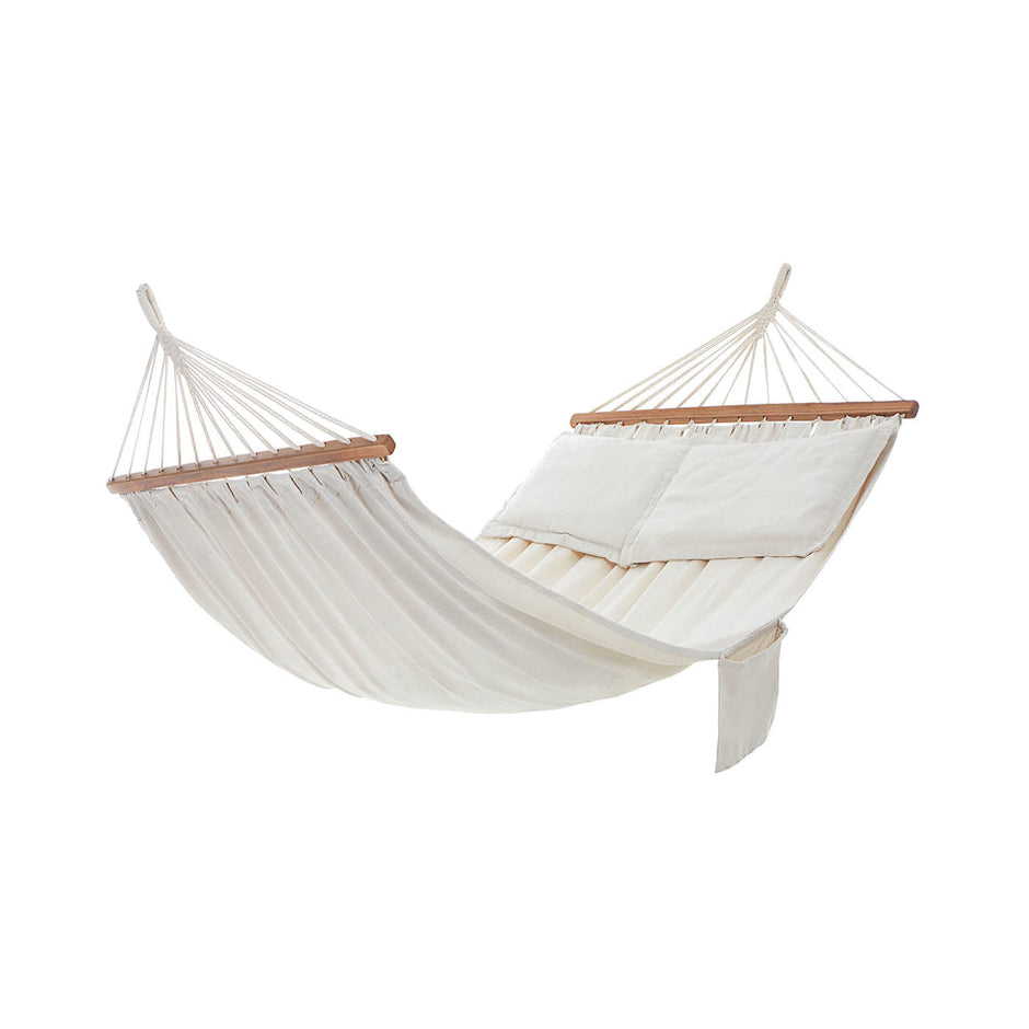 Hammock – 70% Cotton – Multicolor – Includes Two Pillows, Portable for Two People, Max Load 300 kg