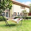 Hammock – 70% Cotton – Multicolor – Includes Two Pillows, Portable for Two People, Max Load 300 kg
