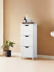 Free-Standing Storage Cabinet – Engineered Wood – Laurel Green – 4 Drawers