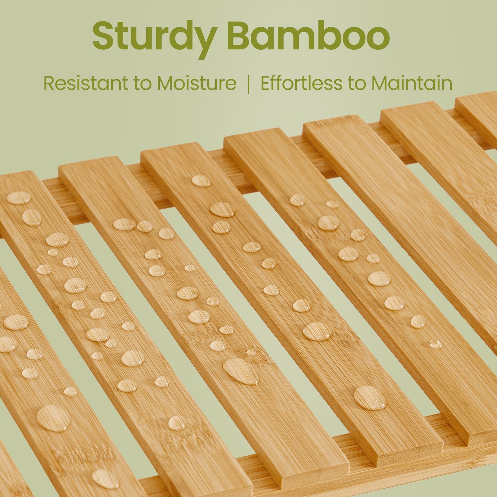 3-Tier Shelving Unit – Bamboo – White – Multifunctional Storage for Hallway and More