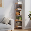 Bamboo Storage Shelf – 5-Tier – Natural Finish – Space-Saving Design for Narrow Spaces