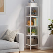Bamboo Storage Shelf – 5-Tier – Natural Finish – Space-Saving Design for Narrow Spaces