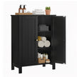 Freestanding Storage Cabinet – Wood – White – Multi-Purpose with Adjustable Shelves