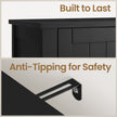 Freestanding Storage Cabinet – Wood – White – Multi-Purpose with Adjustable Shelves