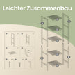 Bamboo Storage Shelf – 5-Tier – Natural Finish – Space-Saving Design for Narrow Spaces
