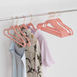 Velvet Hangers – Velvet – Pink – 360° Swivel Hooks – Non-Slip Design – 20 Pack