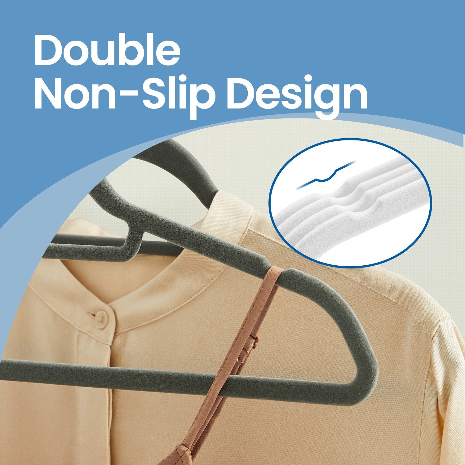 Velvet Hangers – Black – Set of 20 – Ultra Thin Space Saving with Rose Gold 360 Degree Swivel Hook