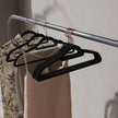 Velvet Hangers – Velvet – Light Pink – Non-Slip, Space-Saving Design, Set of 30