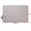Large Picnic Blanket – Waterproof Fabric – Leaf Pattern – Machine Washable and Foldable