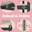 5-Tier Storage Shelf – Wood and Metal – Rustic Brown and Black – Adjustable and Heavy Duty