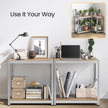 4-Tier Garage Storage Shelving – Steel – Silver – Heavy-Duty Load Capacity 520 kg