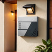 Wall-Mounted Mailbox – Stainless Steel – Silver and Anthracite Grey – With Viewing Windows and Lock