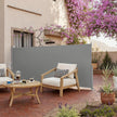 Extendable Side Awning – Steel – Anthracite Grey – UPF 50+ Sun Protection