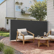 Extendable Side Awning – Steel – Anthracite Grey – UPF 50+ Sun Protection