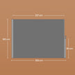 Side Awning – Steel – Anthracite Grey – Extendable Privacy Screen with UPF 50+ Sun Protection, 160 x 350 cm