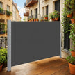 Extendable Side Shade – Steel – Anthracite Grey – Privacy Screen and Sun Protection for Patio, Terrace, Garden