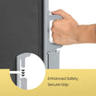 Extendable Side Shade – Steel – Anthracite Grey – Privacy Screen and Sun Protection for Patio, Terrace, and Garden