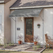 Retractable Awning – Fabric – Grey – Manual and Height-Adjustable with Crank
