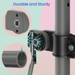 Retractable Awning – Fabric – Grey – Manual and Height-Adjustable with Crank