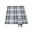 Picnic Blanket – Fabric – Grey and White – Extra Large 300 x 200 cm