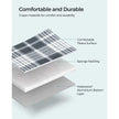Picnic Blanket – Fabric – Grey and White – Extra Large 300 x 200 cm