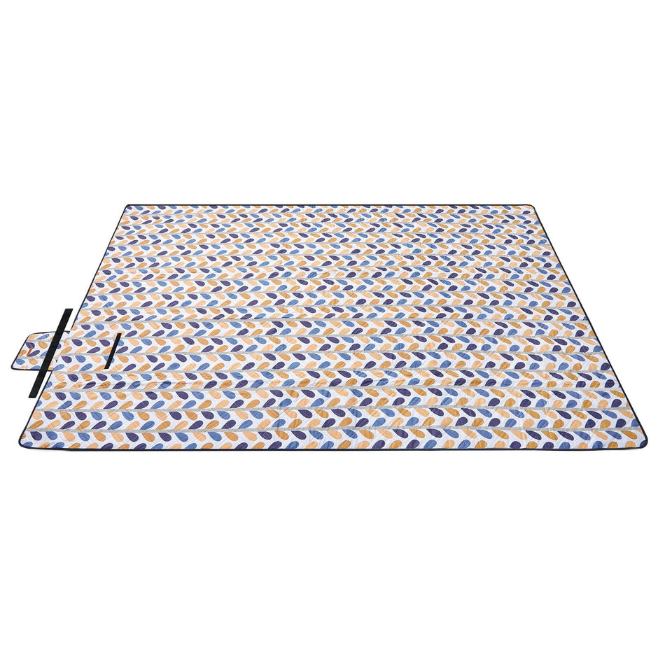 Picnic Blanket – Fabric – Leaf Pattern – Extra Large 300 x 200 cm