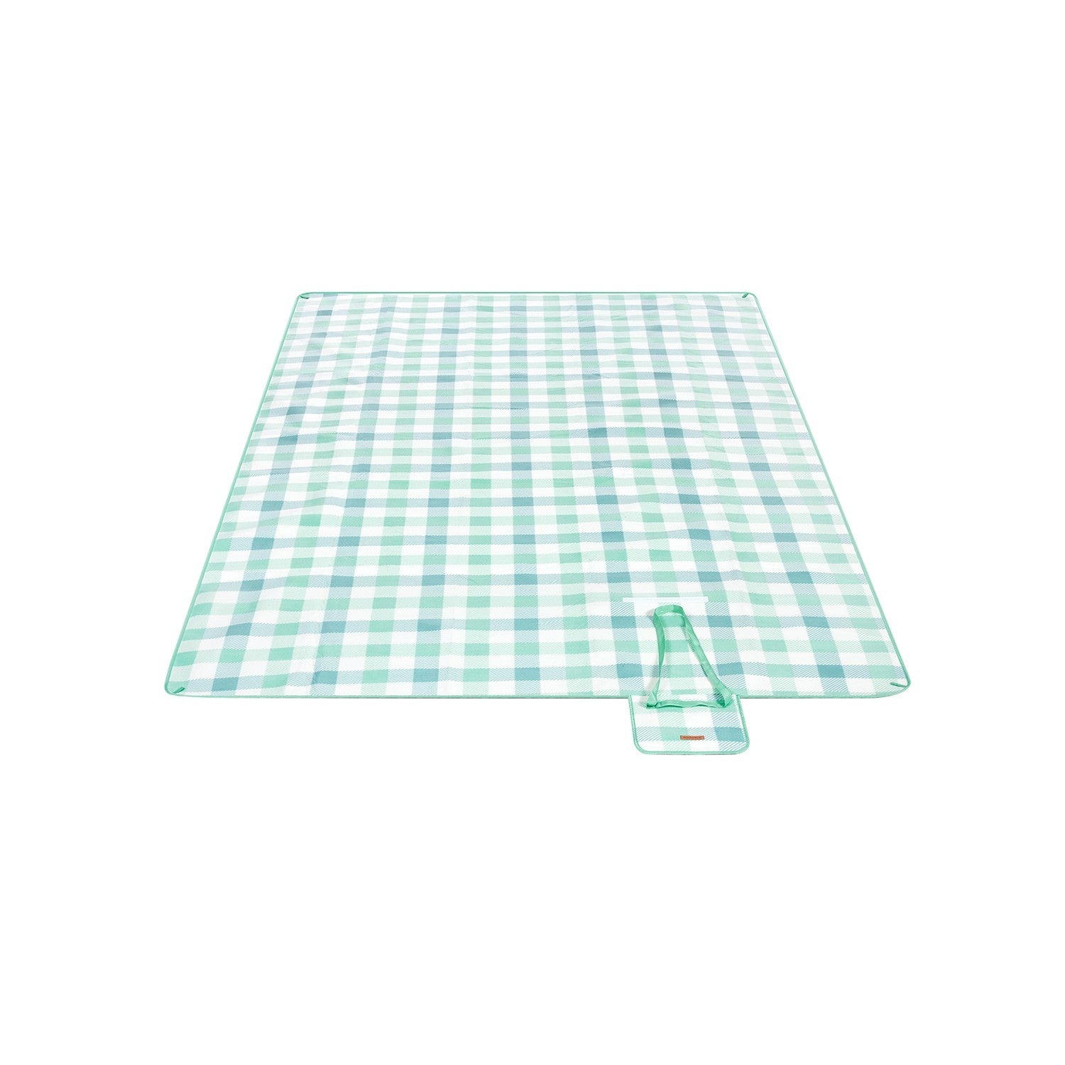 Picnic Blanket – Waterproof – Green and White – Foldable with Pegs – 300 x 200 cm