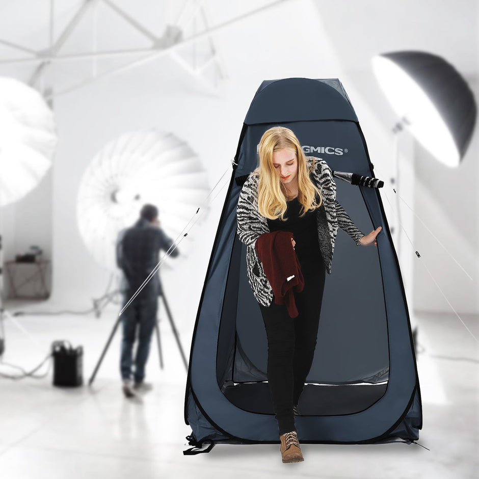 Pop Up Tent – Fabric – Blue – Privacy Shelter for Outdoor Use