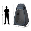 Pop Up Tent – Fabric – Blue – Privacy Shelter for Outdoor Use