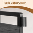 Coat Rack with Shoe Bench – Engineered Wood – Dark Gray – Includes Drawers and Hooks