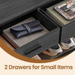 Coat Rack with Shoe Bench – Engineered Wood – Dark Gray – Includes Drawers and Hooks