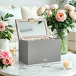 4-Tier Stackable Jewellery Organiser – Clear Glass – Drawer Design – Elegant Storage Solution
