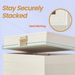 4-Tier Stackable Jewellery Organiser – Clear Glass – Drawer Design – Elegant Storage Solution