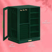 Jewellery Organizer – Glass – Vertical – 360° Rotating with 5 Drawers and Open Design