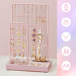 Jewellery Organizer – Metal Frame – Velvet-Lined – Earring and Bracelet Display Stand