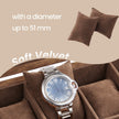 Watch Box – Solid Wood – Walnut – 12-Slot Organizer with Glass Lid