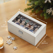 Watch Box – Synthetic Leather – Brown/Black/Wine Red – 12 Slots with Glass Lid and Drawer