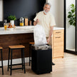 Heavy-Duty Drawstring Trash Bags – Plastic – White – 120-Piece for 4-5.3 Gallon Kitchen Waste