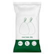 Drawstring Trash Bags – White – Robust and Watertight – For 8-Gallon Trash Bins – 1 Roll