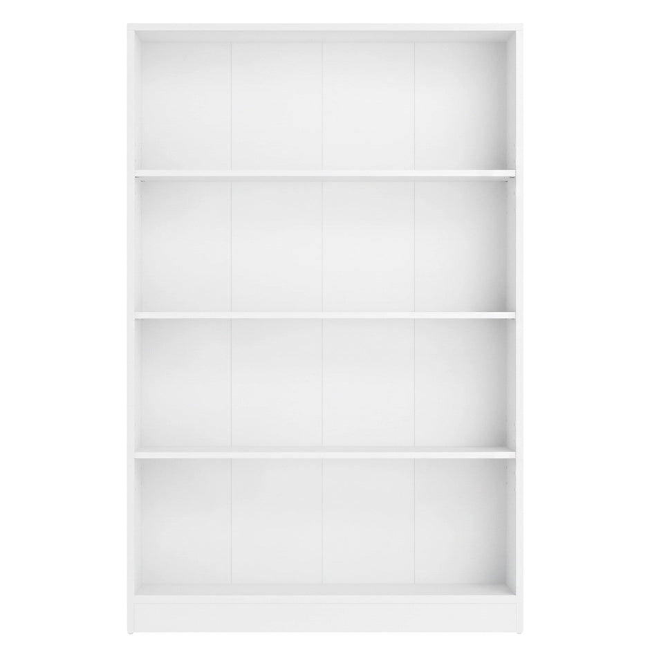 Storage Shelf Unit – Wood – Modern – Adjustable 4-Tier Design for Bedroom and Study