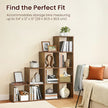 10-Cube Open Bookshelf – Engineered Wood – Cloud White – Versatile Storage Unit for Home Office and Living Spaces