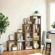 10-Cube Open Bookshelf – Engineered Wood – Cloud White – Versatile Storage Unit for Home Office and Living Spaces