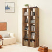 10-Cube Shelving Unit – Engineered Wood – Rustic Brown – Multifunctional Room Divider