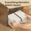 10-Cube Shelving Unit – Engineered Wood – Rustic Brown – Multifunctional Room Divider