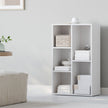 Kids Bookcase – Wood – Oak – 5-Cube Design with Floor Standing Storage